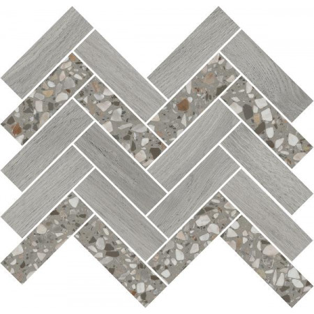 Мозаика T042/SG5267 Монтиони мозаичный серый 34x35,5