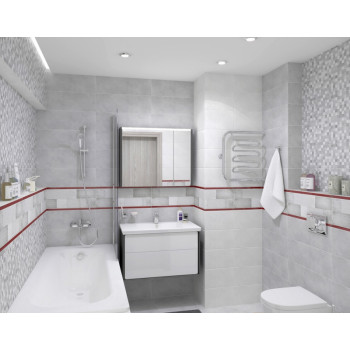 Плитка C-ATS521D Atlas светло-серый 20x60