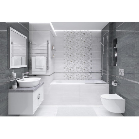 Плитка Декор Anais светлый 25х50