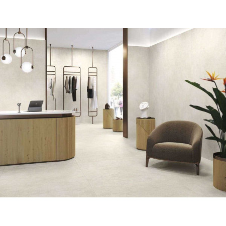 Керамогранит Asphalt Off White Rect 120x60