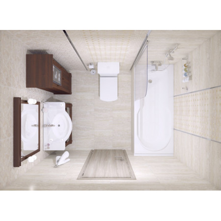 Плитка Декор Echo Elemental бежевый 30х60