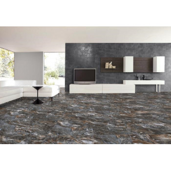 Керамогранит СR205 Caribbean Black Rust carving 600х1200х9