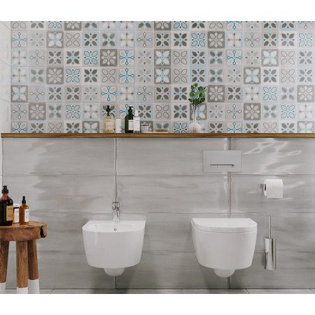 Плитка LBU451D Lissabon пэчворк многоцветный 25x75