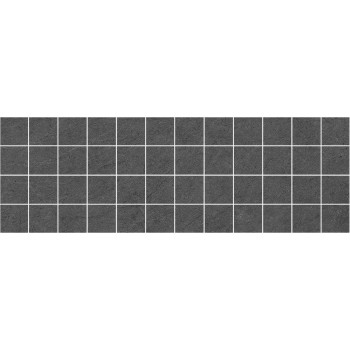 Плитка Декор Story мозаичный чёрный 20х60