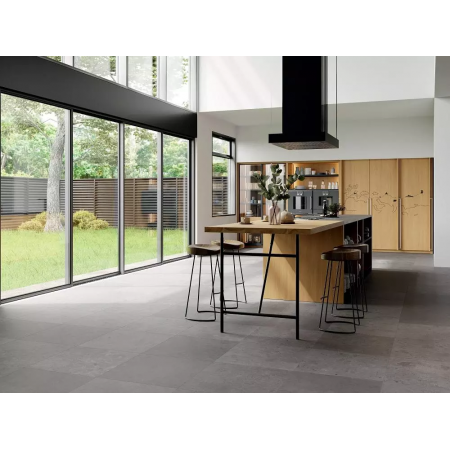 Мозаика DD205120/MM Декор Про Лаймстоун серый темный матовый мозаичный 30х30