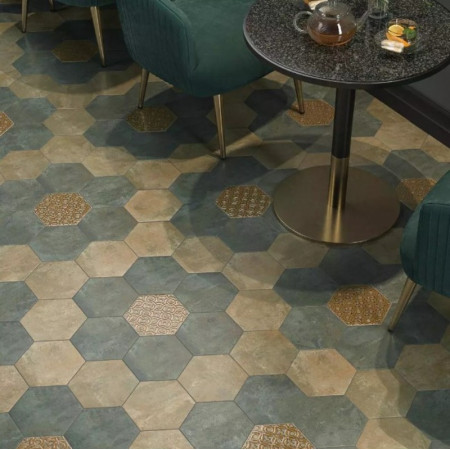 Керамогранит SG23039N Гроссето желтый матовый 20x23,1