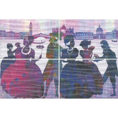 Плитка 2929 Кампьелло серый 8,5х28,5