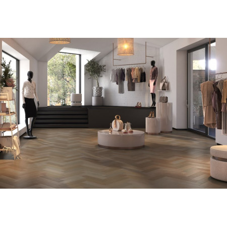 Керамогранит SG403800N Довиль коричневый тёмный матовый 9.9x40.2