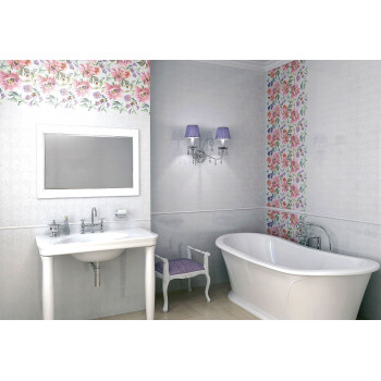 Плитка SPA006R фиолетовый обрезной 30*2.5 бордюр