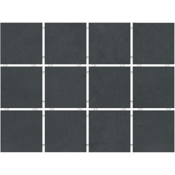 Керамогранит 1291H Амальфи черный 9,8х9,8 (полотно 29,8х39,8 из 12 частей)