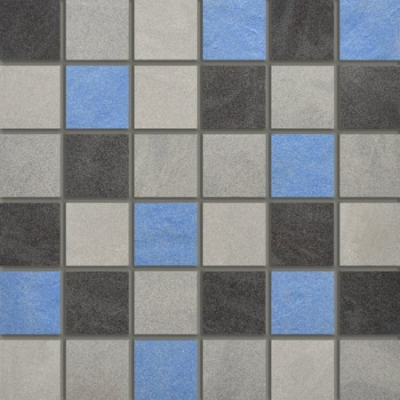 Мозаика MOSAIC Amba 3 graphite/pearl/black/blue / МОЗАИКА Амба 3 графит/жемчуг/черный/cиний SR 30x30