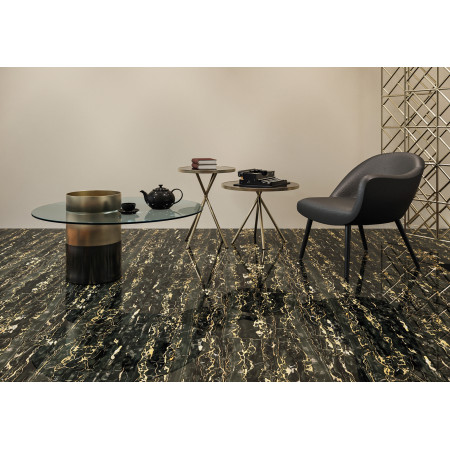 Керамогранит NERO PORTORO FULL LAPPATO 60*120