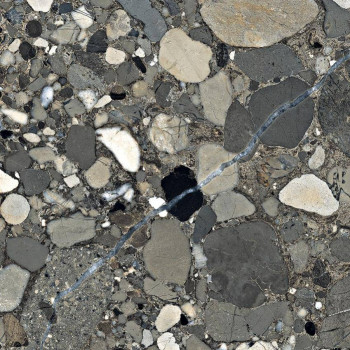 Керамогранит CR106 Arseno Nero carving 600х600х9