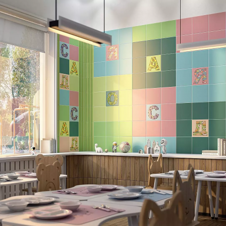 Плитка HGD/A564/5177 Декор Сад-огород Дыня матовый 20х20 20x20