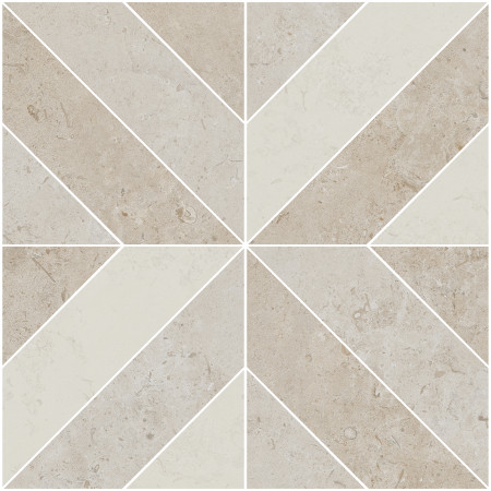 Керамогранит ID125 Декор Про Лаймстоун бежевый матовый 60х60