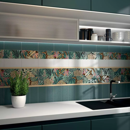 Плитка HGD/A496/19056 Декор Пальмейра 4 9,9х20