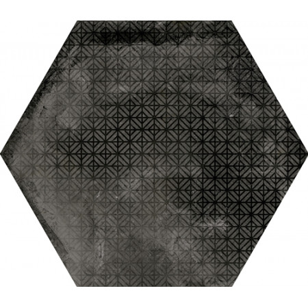 Керамогранит 23604 Urban Hexagon Melange Dark 29,2X25,4