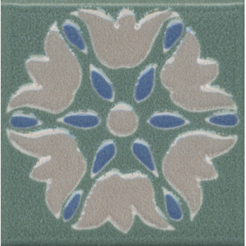 Плитка OS/B178/21052 Вставка Анвер 8 зеленый 4.85x4.85x6.9