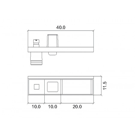 Набор аксессуаров INDA INDISSIMA BARRA 400C67MNS09N