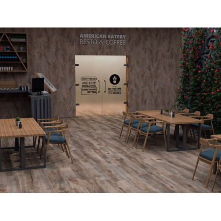 Ступени Комплект Ступень DA02 Daintree 33x120 неполированная с бортиком+Подступенок 14.5x120