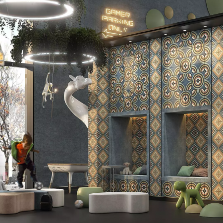 Плитка HGD/A556/5009 Декор Фантазия 2 матовый 20x20