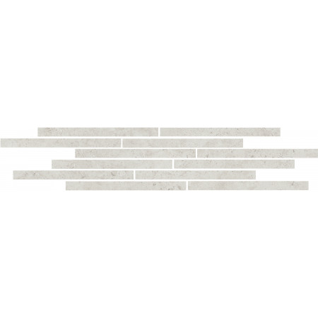 Мозаика T025/11206 Декор Карму мозаичный серый светлый матовый 75х15