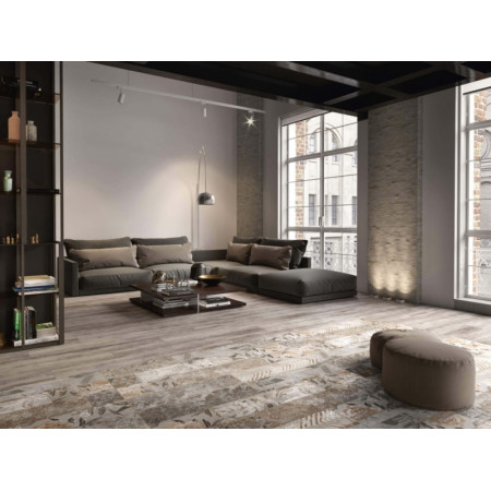 Керамогранит DL750500R Антик Вуд бежевый 20x160