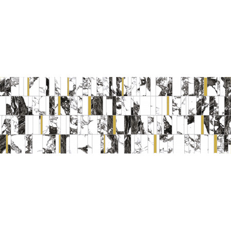 Плитка A16517 Вставка White stream темно-серый 25x75