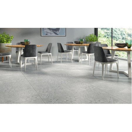 Керамогранит Skitring Granite Stone CEMENT Grey Dark / Плинтус Гранит Стоун ЦЕМЕНТ Темно-серый SR 120х6