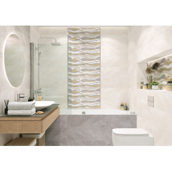 Плитка TWU12RLT04R Rialto рельефная 24,6х74