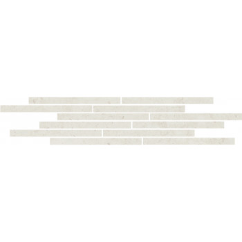 Мозаика T025/11205 Декор Карму мозаичный бежевый светлый матовый 75х15