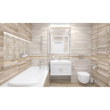 Плитка Ulivo Fresca Декор бежевый 20х50