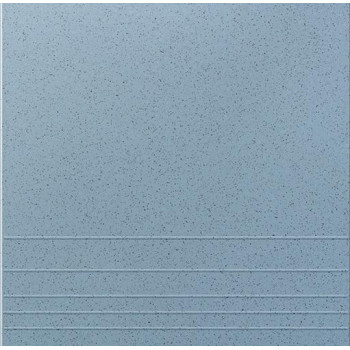 Ступени U116M синий соль-перец рельеф, ступень матовая 30х30