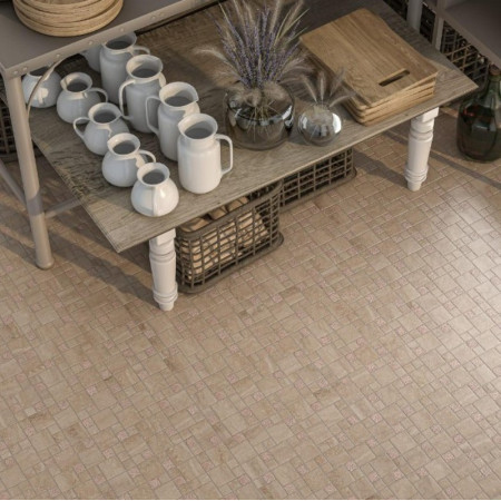 Мозаика MBD004 Риальто Антика 2 мозаичный бежевый матовый 30х30