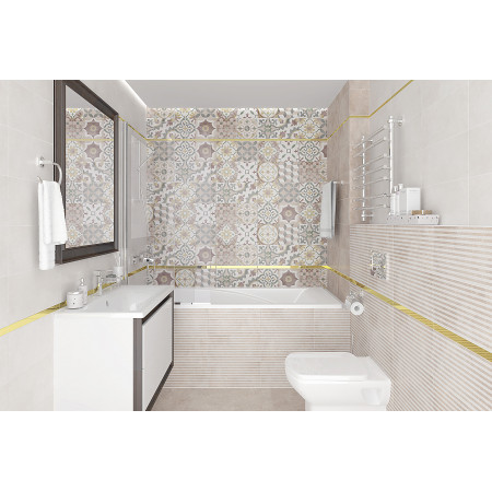 Плитка 08-01-11-2455 Atlas тёмно-бежевый 20х40